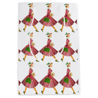 1950 Christmas Vintage Lady