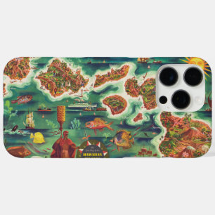 1950 Dole Map of Hawaii Joseph Feher Oil Paint iPhone 16 Pro Max Case