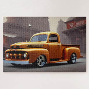 1950 Ford F-1 classic car Jigsaw Puzzle