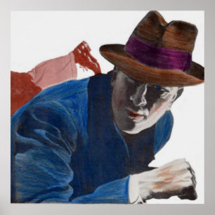 1950 gritty detective action poster