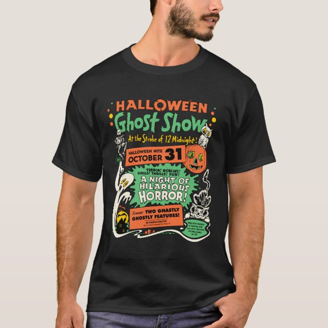 1950 Halloween Ghost Show T-Shirt (Front)