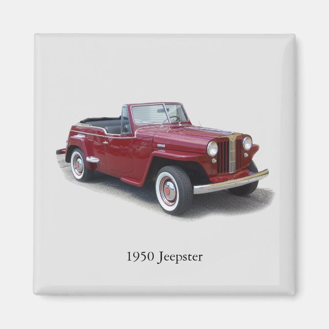 1950 Jeepster magnet (Front)