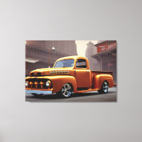 1950 Pickup Truck Canvas Print