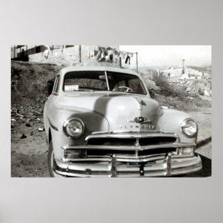 1950 Plymouth Deluxe Poster