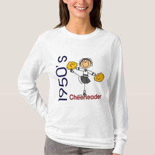 1950’s Cheerleader Stick Figure T-Shirt