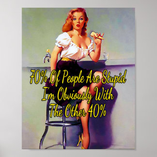 1950’s Spilled Ice Cream by Gil Elvgren Notebook  Poster