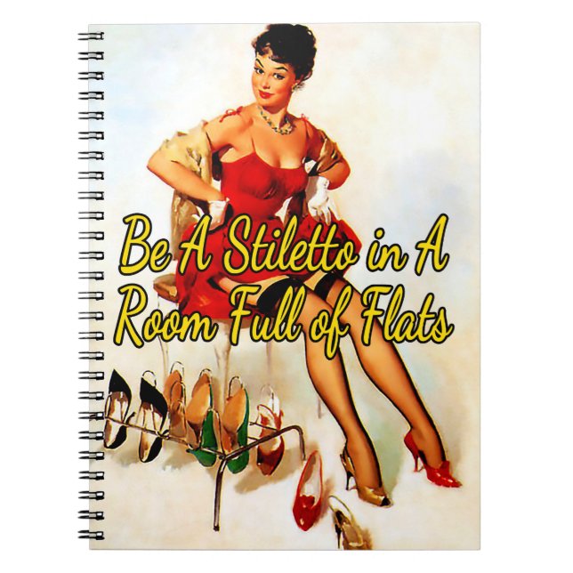 1950’s Trying on Shoes by Gil Elvgren Notebook (Front)