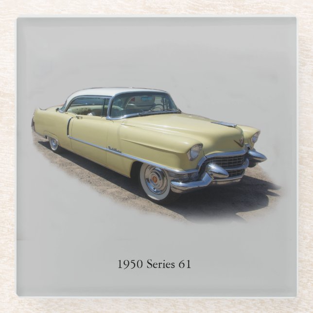1950 Series 61 glass coaster (Front)