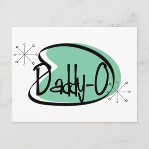1950 Vintage Dad DADDY-0 Greeting Card