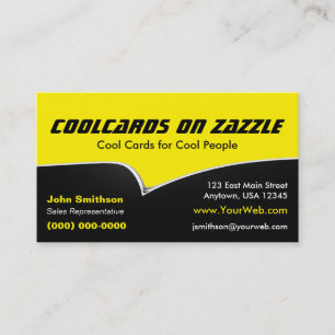 1950s 2-Tone Classic Car Inspired Business Card