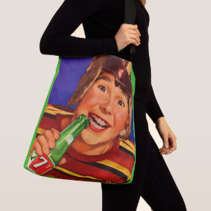 1950s ‘77 soda ad crossbody bag