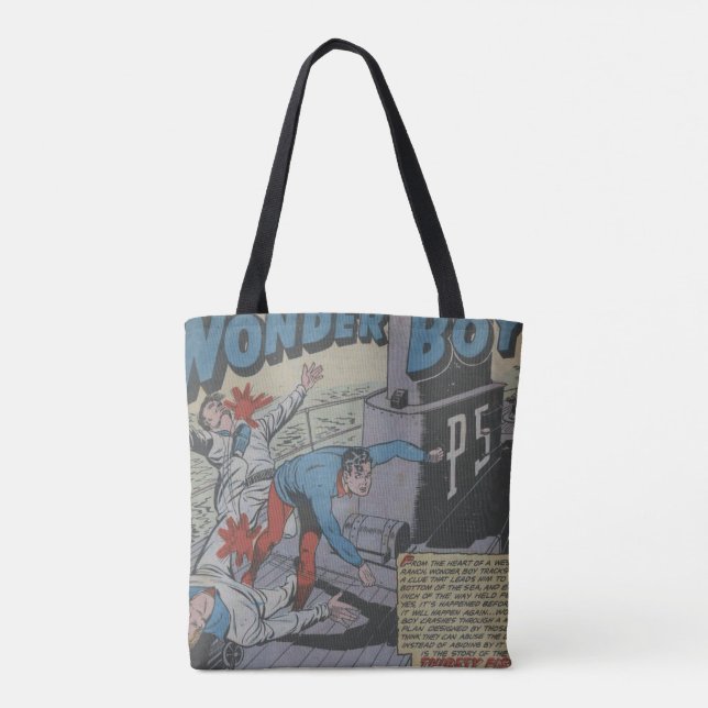 1950s Adventure Comic | Best classic comic Tote Bag (Back)