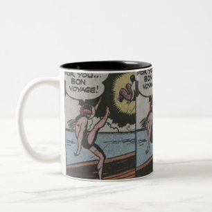 1950s Adventure Comics   Best classic comics Two-Tone Coffee Mug