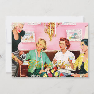 1950's Afternoon Tea    Thank You Card