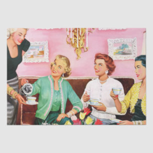 1950'S AFTERNOON TEA      TISSUE PAPER