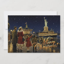 1950s American Christmas Statue of Liberty