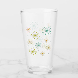1950s Atomic Fireworks Starbursts Mid Century Glass