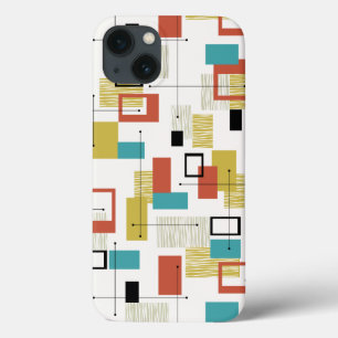 1950s Atomic Retro Design Case-Mate iPhone Case