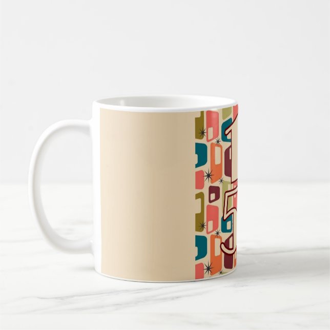 1950s Decade Design Coffee Mug (Left)