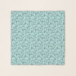 1950s Diner Blue & Teal Music Note Scarf – Retro S<br><div class="desc">Add a vintage twist to your outfit with this 1950s diner-themed blue and teal music note scarf! Perfect for sock hop parties, rock and roll birthdays, or fifties-themed events, this retro accessory captures the spirit of the era with its bold colours and playful design. Wear it as a neck scarf,...</div>