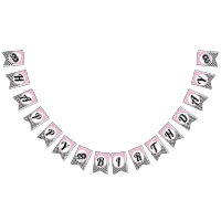 1950s Diner Happy Birthday Bunting Flags – Retro S