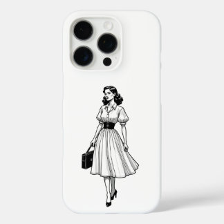 1950's Fashion Glamour iPhone 16 Pro Case