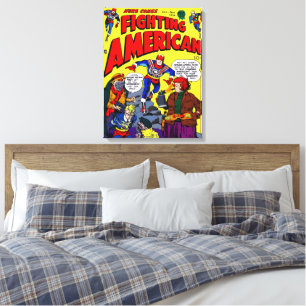 1950's Fighting American Canvas Print