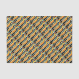 1950s golden Rocket 88 Oldsmobile Tissue Paper