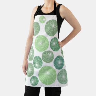 1950s Green Pinwheels Apron