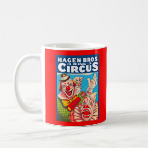 1950s Hagen Brothers Circus poster print Coffee Mug
