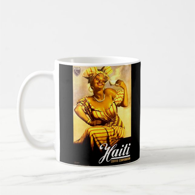 1950s Haiti Coffee Corporation ad Coffee Mug (Left)