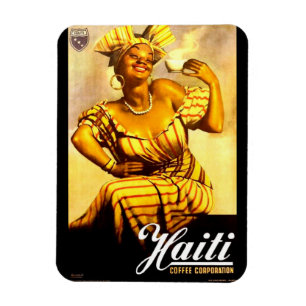 1950s Haiti Coffee Corporation ad Magnet