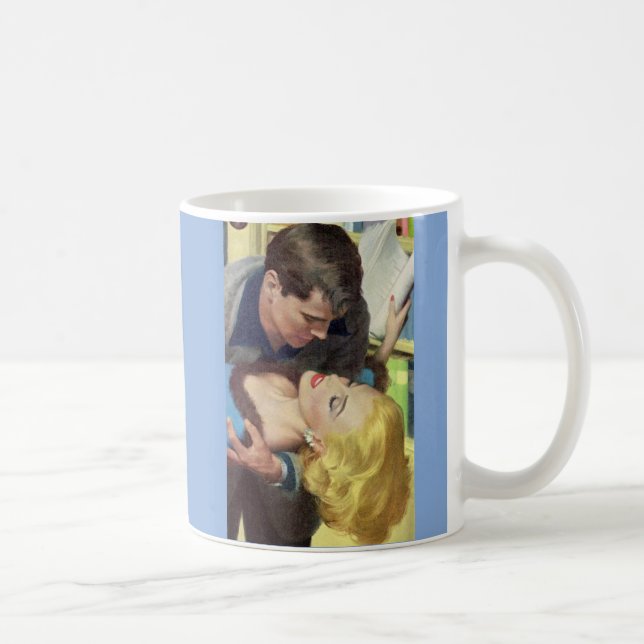 1950s hot romance coffee mug (Right)