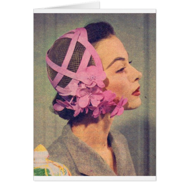 1950s Lillian and her marvellous Spring hat (Front)