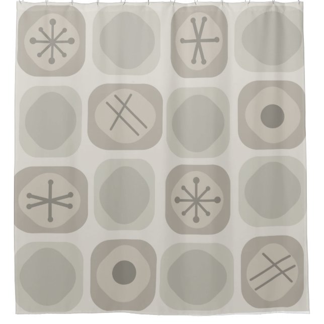1950s Mod Art Soft Cubes Taupe (Front)