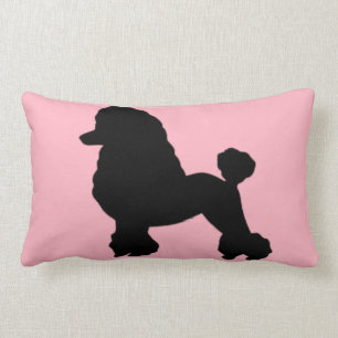 1950's Pink Poodle Inspired Lumbar Pillow