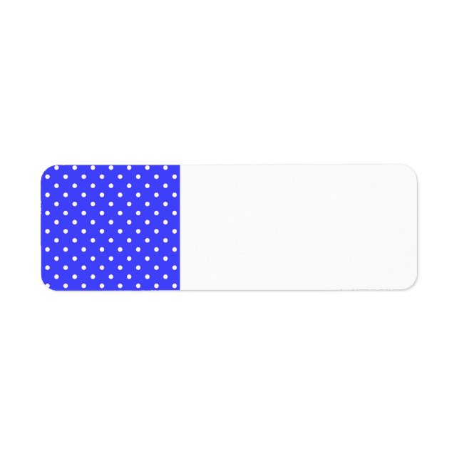 1950s Purplish Blue with white polksa dots (Front)