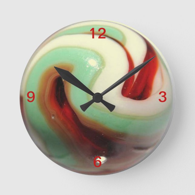 1950's Retro Abstract Wall Clock (Front)