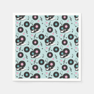 1950s Retro Diner Birthday Party Napkins – Sock Ho