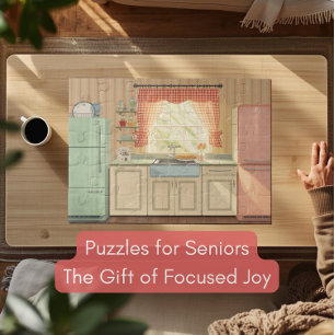 1950s Retro Kitchen Dementia Puzzle Nostalgic