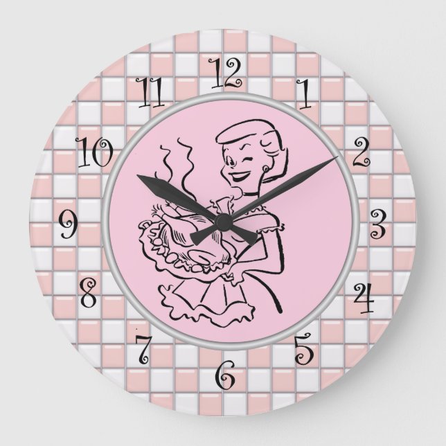 1950's Retro Wall Clocks (Front)