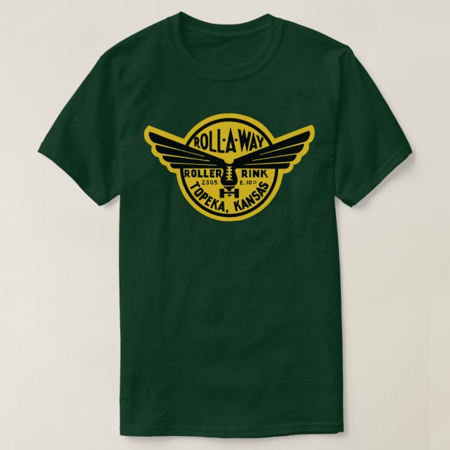 1950s RollAWay Roller Skating T-Shirt (Design Front)
