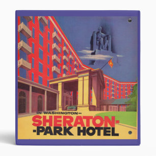 1950s Sheraton Park Hotel - Washington, DC ad Binder