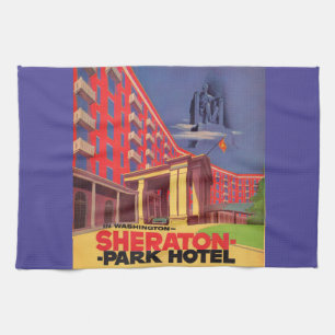1950s Sheraton Park Hotel - Washington, DC ad Kitchen Towel