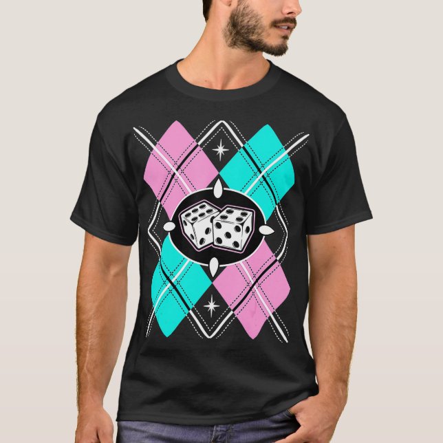 1950s Sock Hop Costume Rock N Roll Retro 50s Rocka T-Shirt (Front)