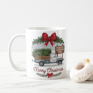 1950s-style Classic truck Christmas Coffee Mug