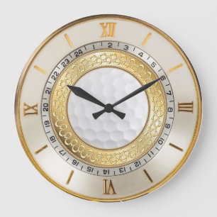1950's Style Golfer's Wall Clock