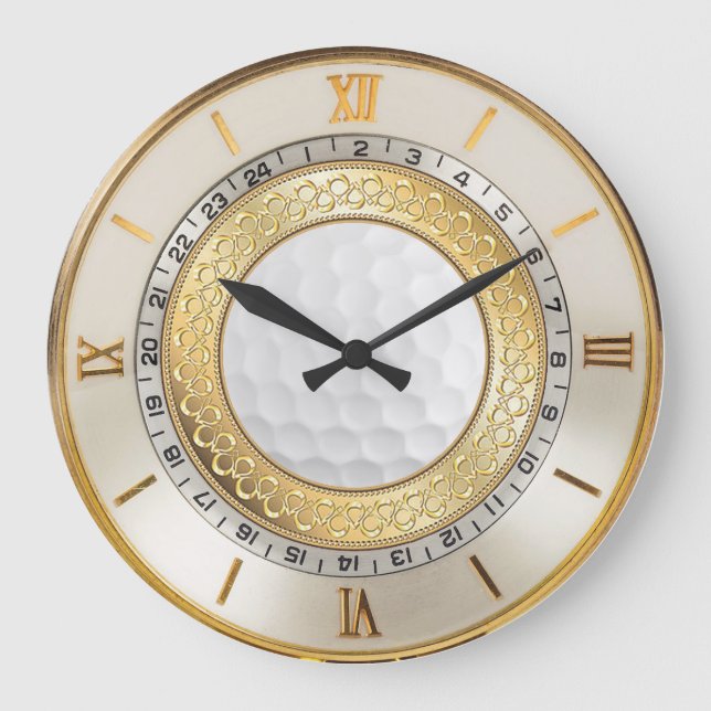1950's Style Golfer's Wall Clock (Front)