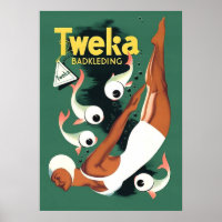 1950s Tweka swimsuit ad