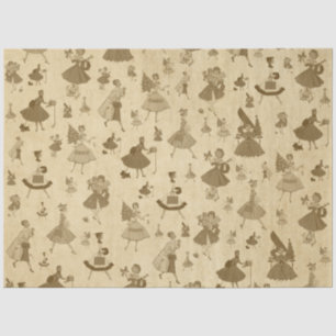 1950's Vintage Christmas Series Design 3 Tissue Paper